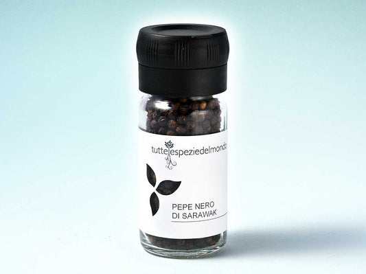 Sarawak Black Pepper - Darálósapkás üveg 50g